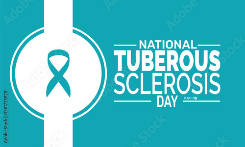 May is National Tuberous Sclerosis Day. Holiday concept, suitable for placard, Background Template,
Greeting Card, Poster design, with text inscription, Classic Social Media Post. Vector illustration
