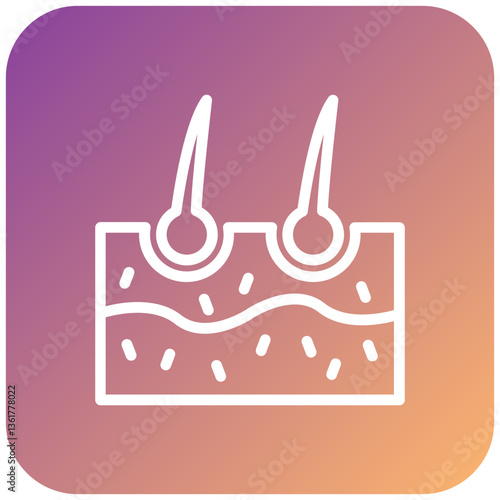 Skin Hair Icon Style