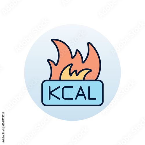 Calories Vector icon