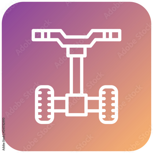 Police Segway Icon Style