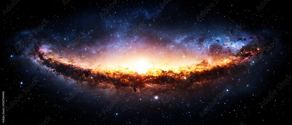 Obraz premium Galactic Nebula View
