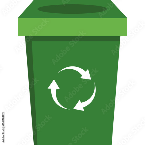  Recycling Bin Illustration
