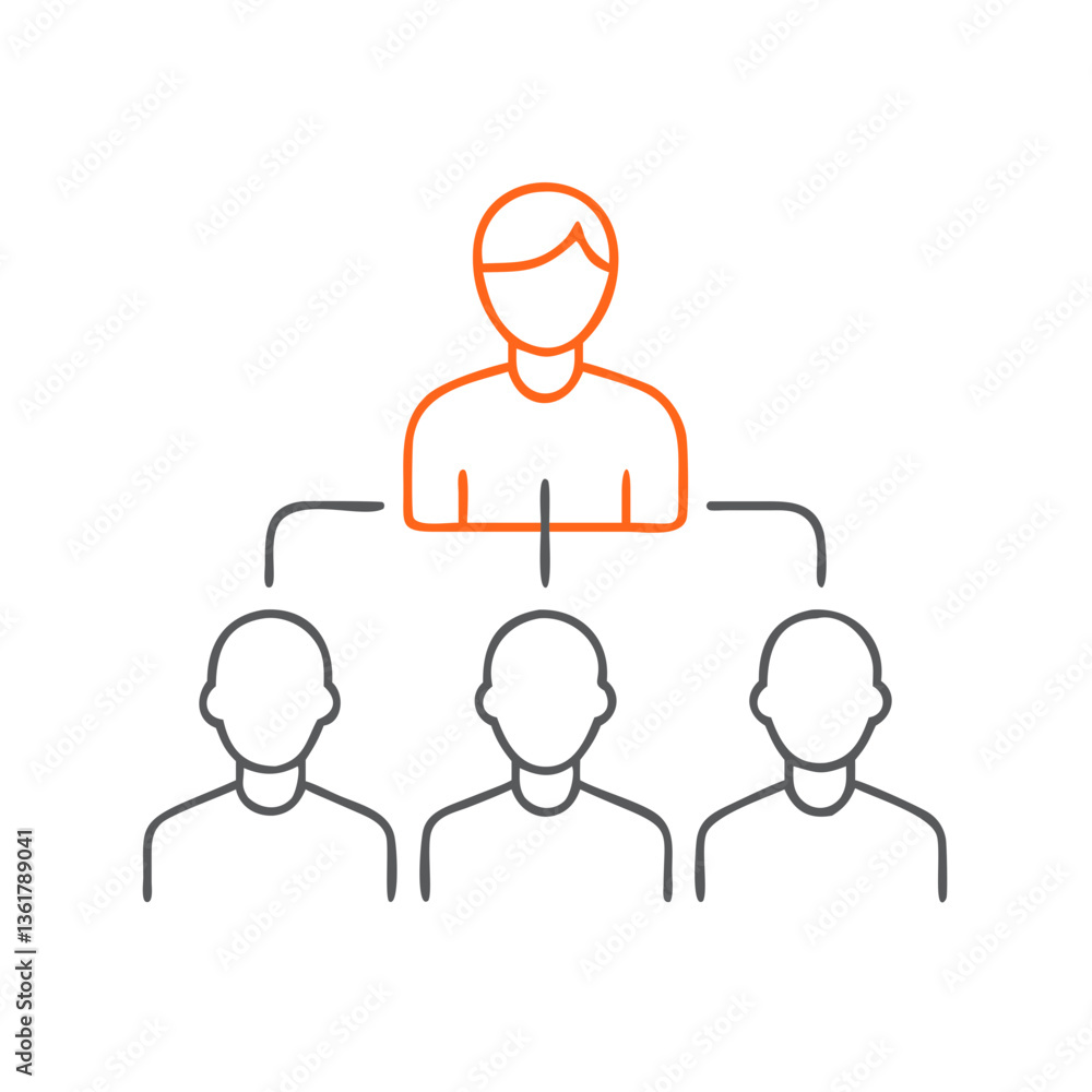 A leader surrounded by team members in a collaborative setting, showcasing teamwork and communication, representing organizational structure and effective collaboration in professional environments. A leader surrounded by team members in a collaborative setting, showcasing teamwork and communication, representing organizational structure and effective collaboration in professional environments.