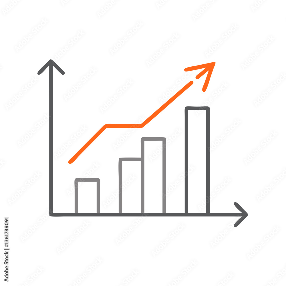 A modern financial growth chart displaying increasing bar graphs and an upward arrow, symbolizing progress in business strategy, success metrics, and investment growth potential. A modern financial growth chart displaying increasing bar graphs and an upward arrow, symbolizing progress in business strategy, success metrics, and investment growth potential.