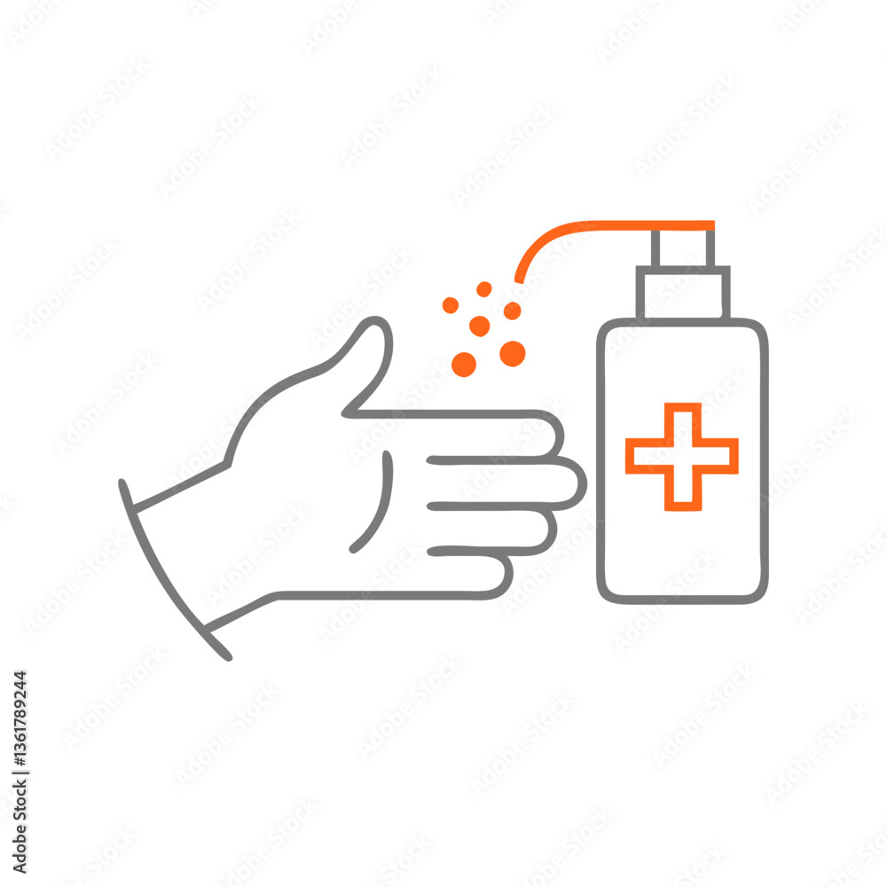 A hand applying hand sanitizer from a bottle, promoting hygiene and cleanliness, emphasizing health awareness, and representing the importance of hand sanitation in daily life. A hand applying hand sanitizer from a bottle, promoting hygiene and cleanliness, emphasizing health awareness, and representing the importance of hand sanitation in daily life.