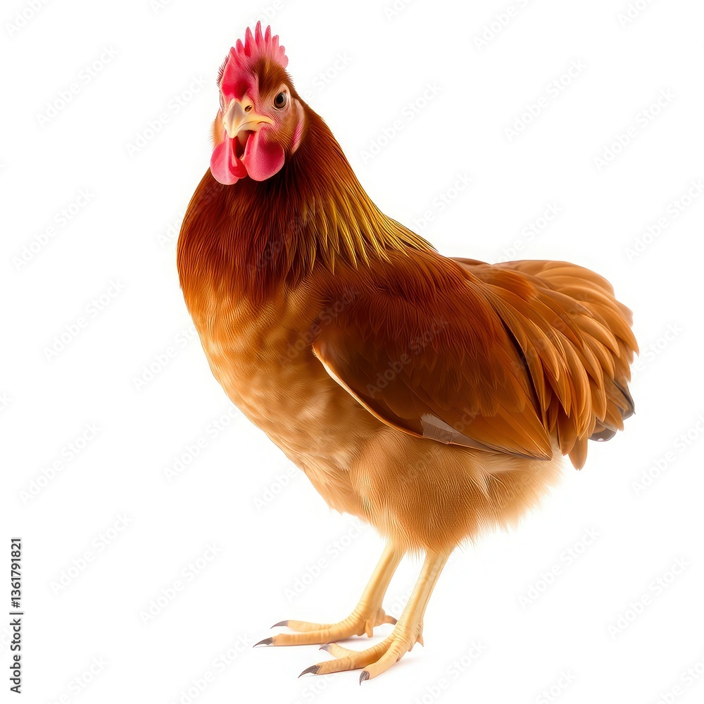 Fototapeta premium cock and hen