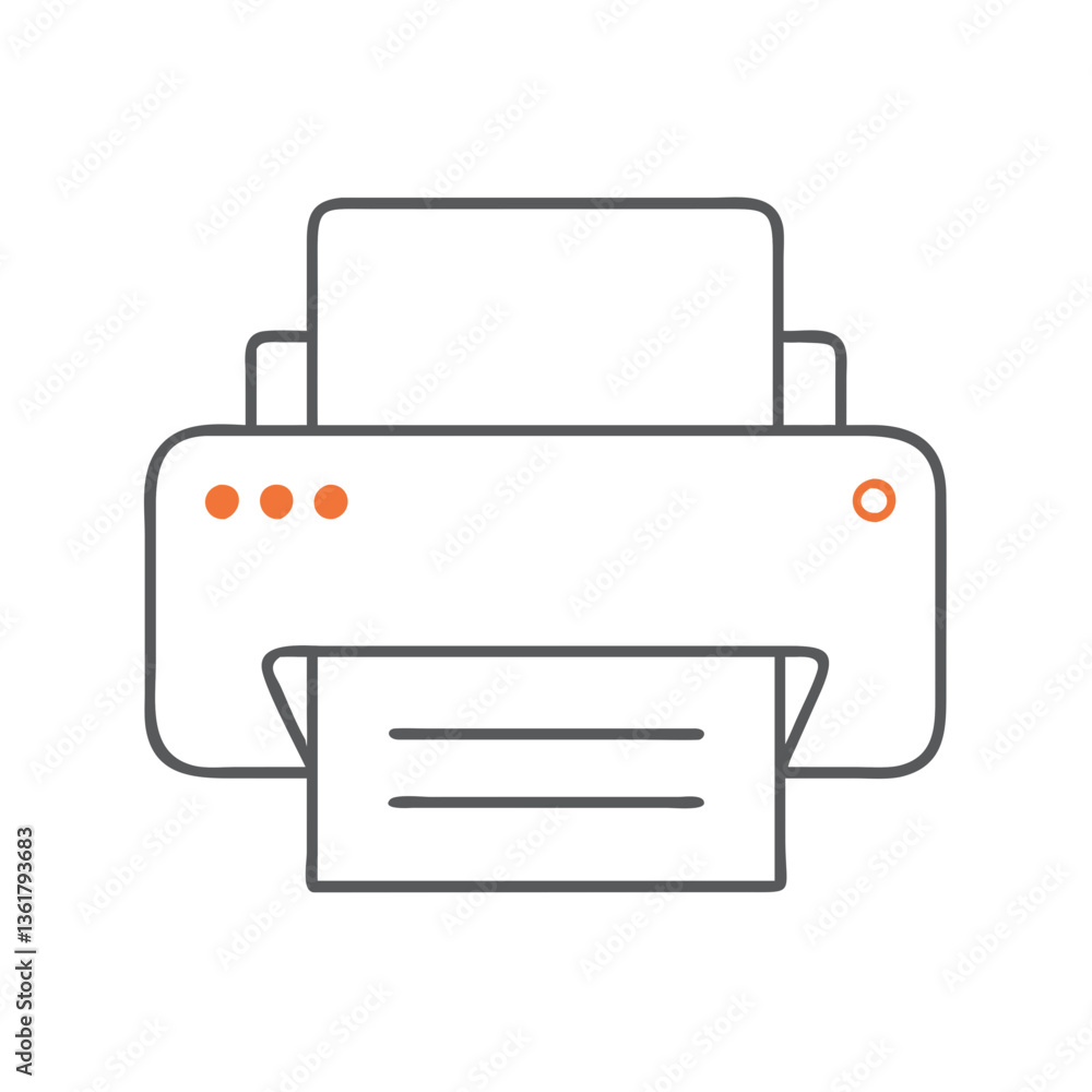 A modern printer printing documents, concept efficiency in office tasks, technology in action, and the importance of printing solutions for productivity in the workplace.