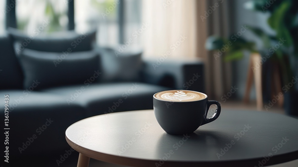 Obraz premium Latte in modern living room