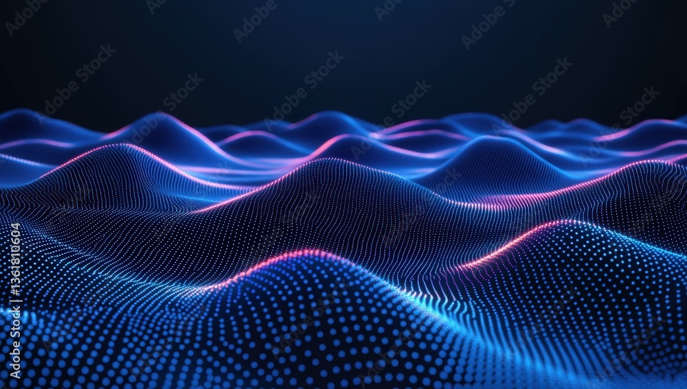 A blue and purple background with lines and stars in the design A blue and purple background with lines and stars in the design