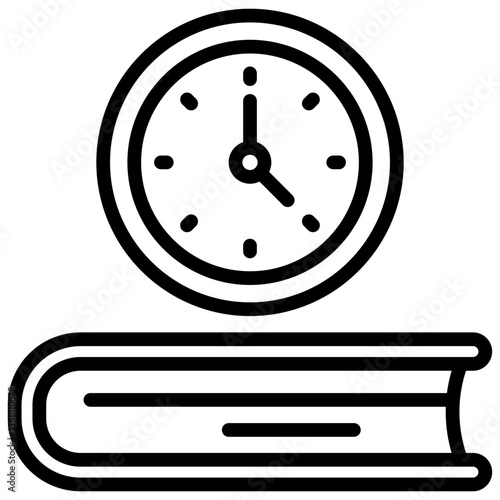 Time Studies Icon Lineal Syle