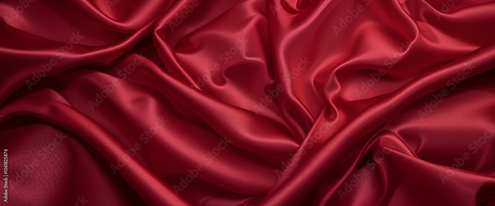 Obraz premium red silk background
