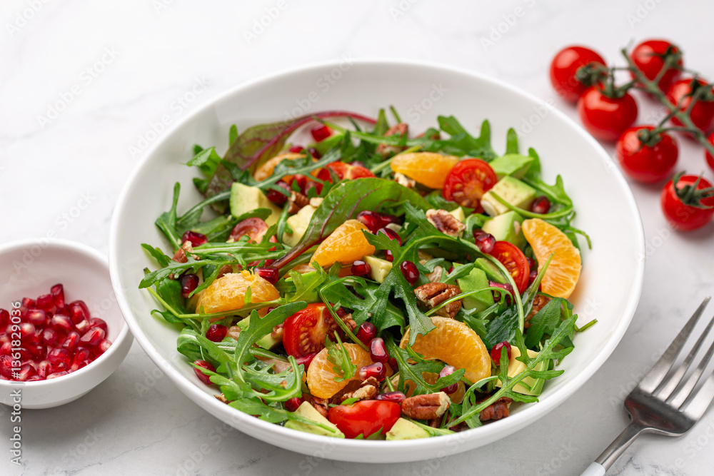 tangerine, avocado and tomatoes salad tangerine, avocado and tomatoes salad