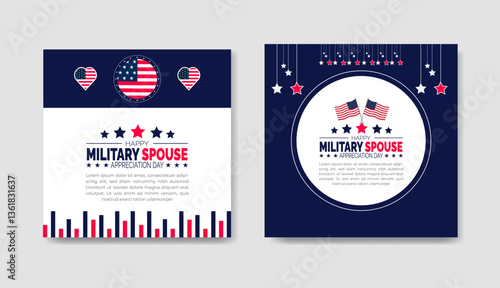 Military Spouse Appreciation Day. Celebrated in the United States. 