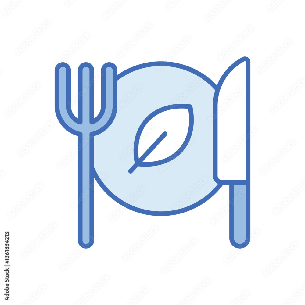 Fototapeta premium Healthy Food Vector icon