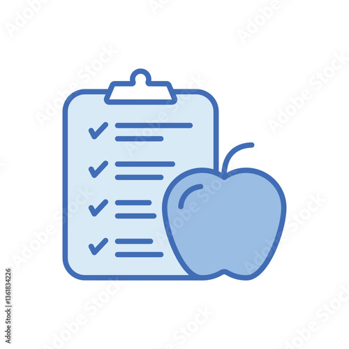 Meal Plan Vector icon