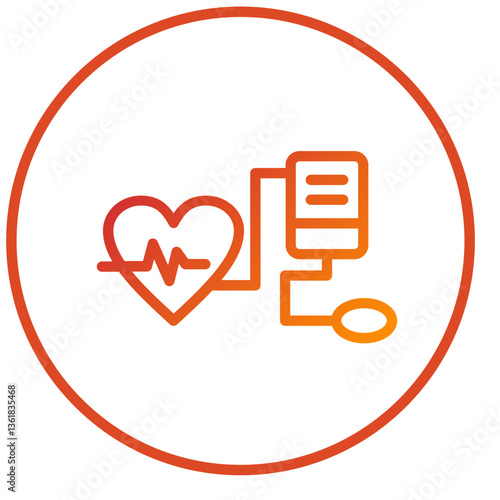 Vector Design Blood Pressure Icon Style