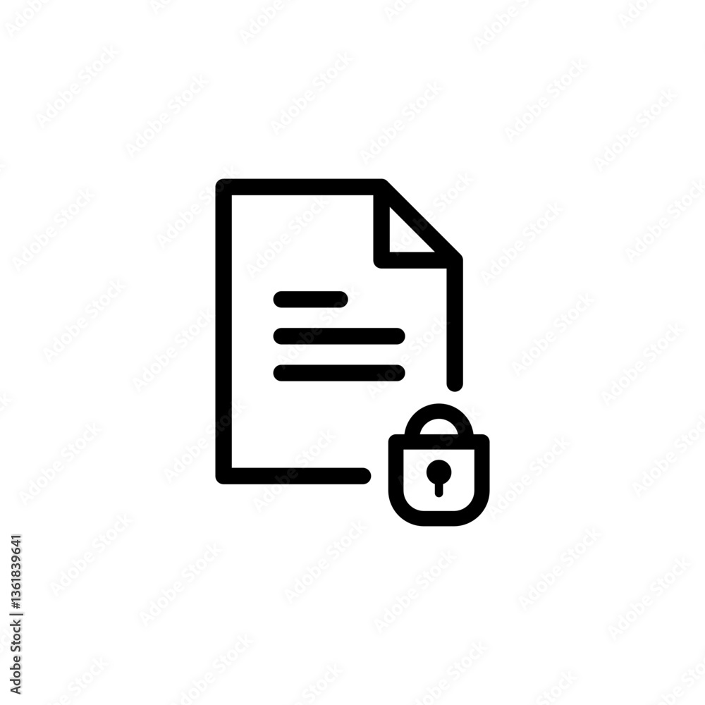 Document Line Icon Document Line Icon
