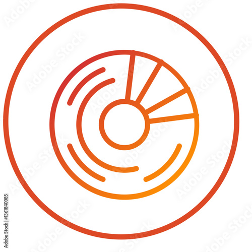 Vector Design CD Icon Style