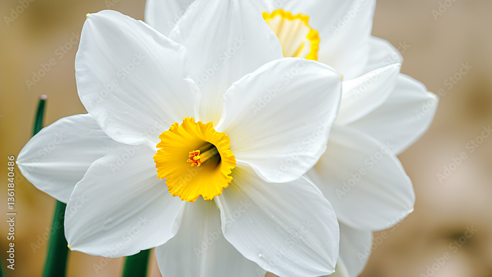 white flower with yellow center white flower with yellow center