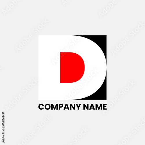 Free Download D letter square company logo design - GFXLoad