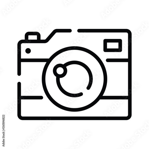 A camera icon for photography, capturing travel moments and adventures.