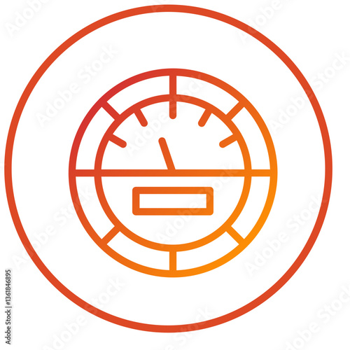 Tachometer Icon Style