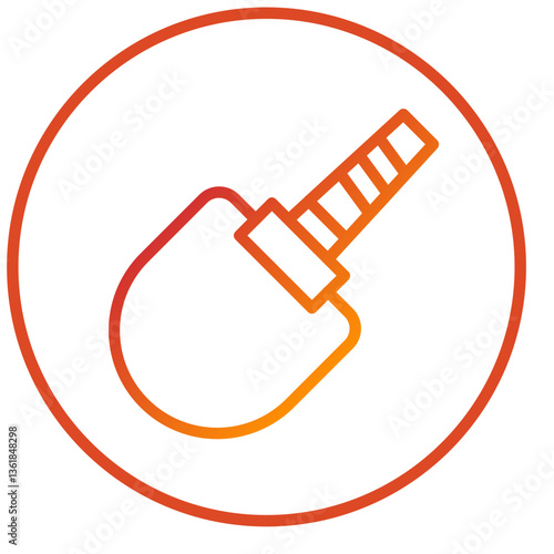 Trowel Icon Style