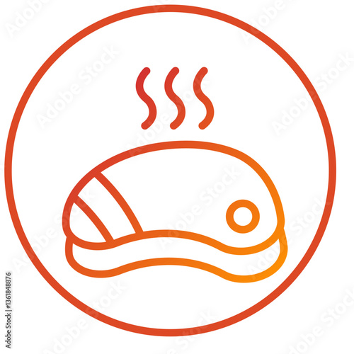 Steak Icon Style