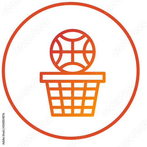 Basketball Icon Style