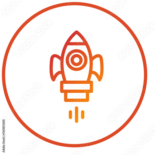 Space Booster Icon Style
