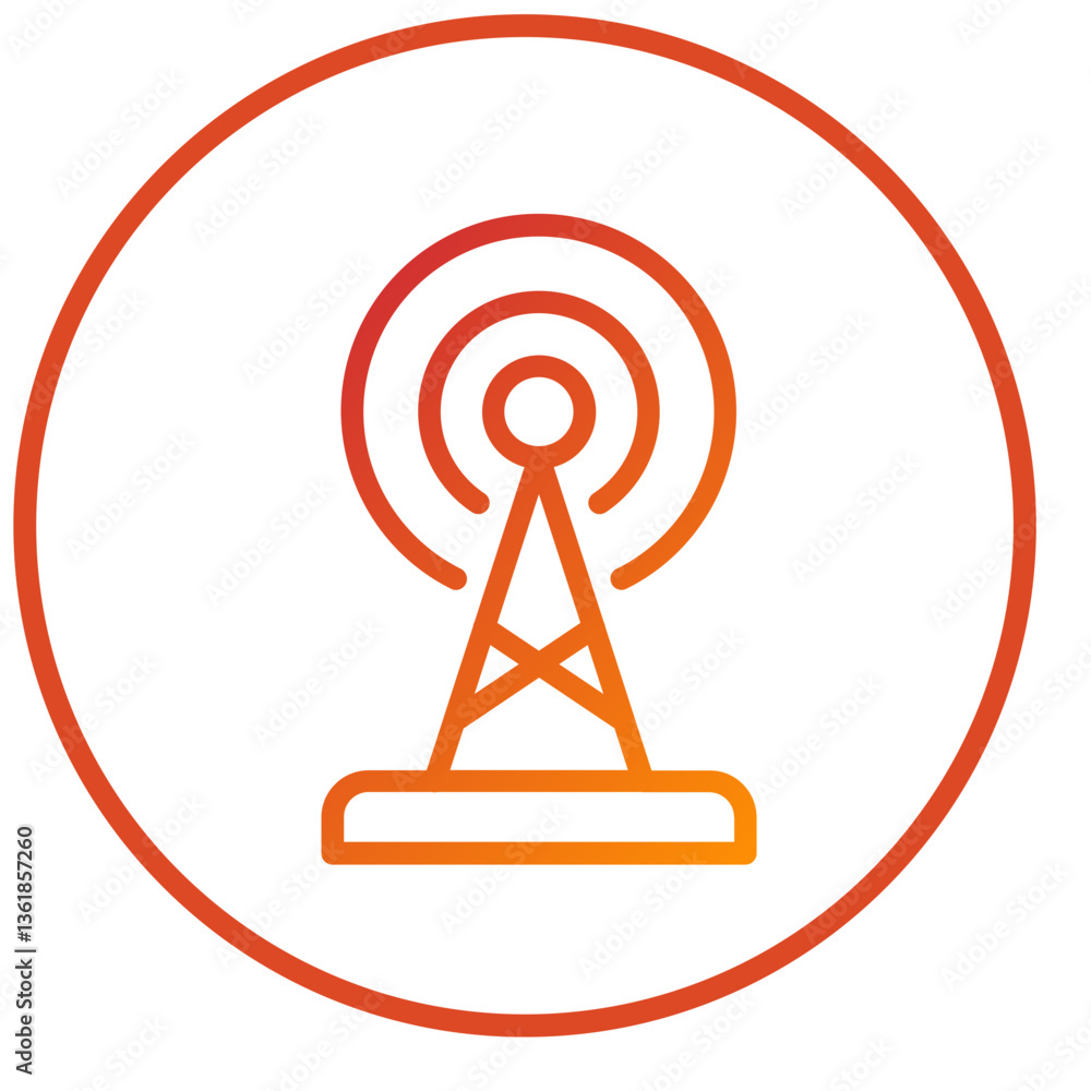 Army Antenna Icon Style Army Antenna Icon Style