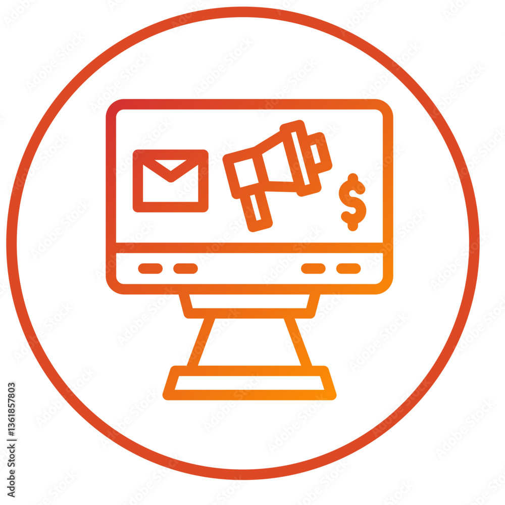 Email Marketing Icon Style Email Marketing Icon Style