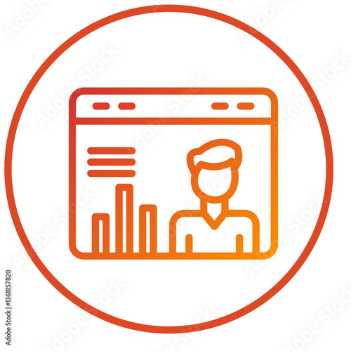 Page Visitors Icon Style