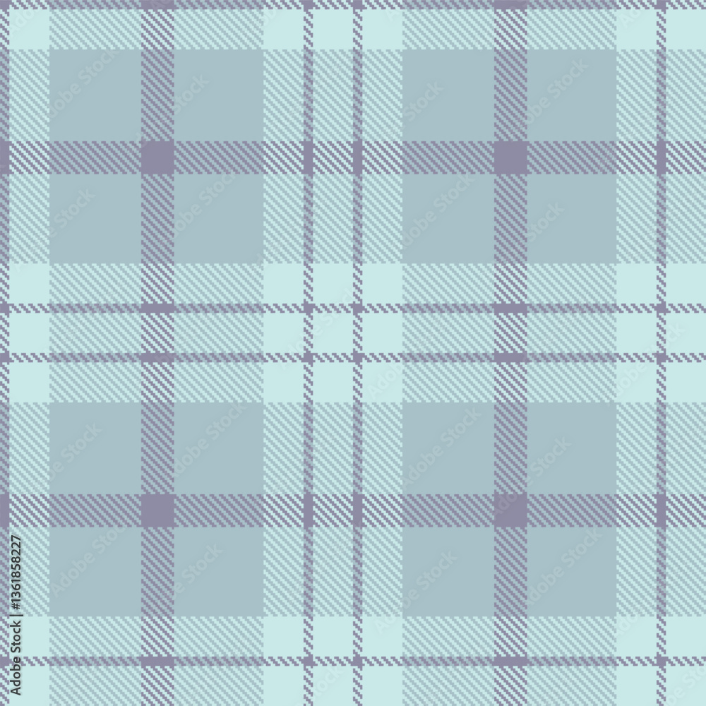 Iridescent Purpley Grey Seamless Tartan with Light Duck Egg Blue accents Textile Design Iridescent Purpley Grey Seamless Tartan with Light Duck Egg Blue accents Textile Design