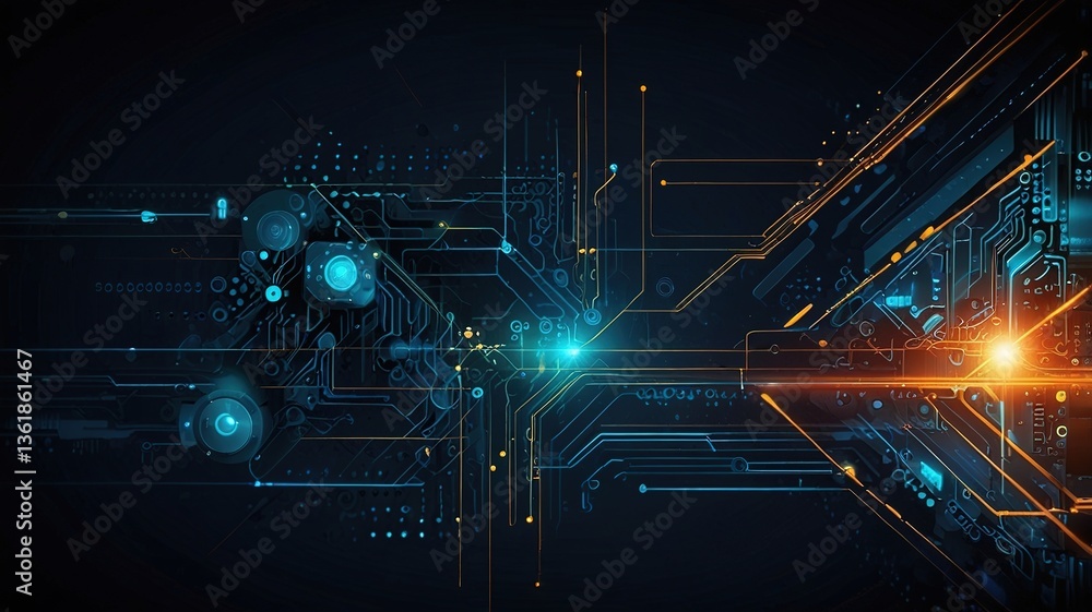 Fototapeta premium Inovative technology background