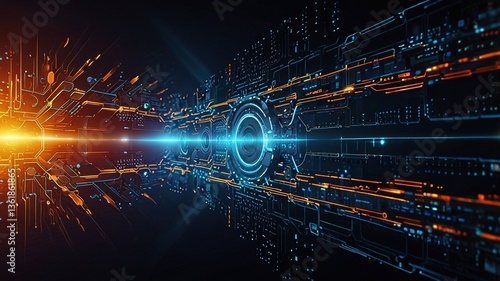 Inovative technology background