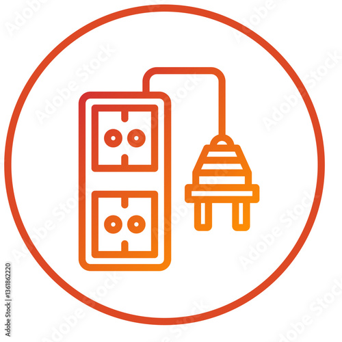 Extension Cord Icon Style