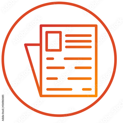 Newspaper Icon Style