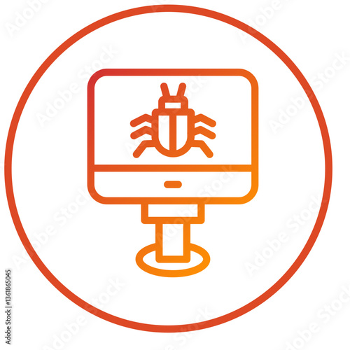 Computer Bug Icon Style