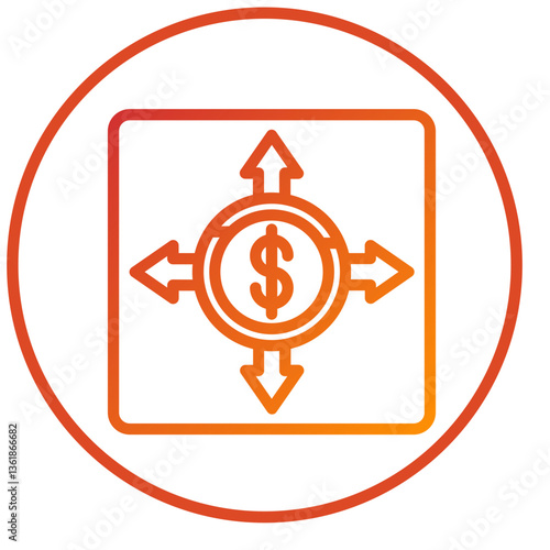 Business Ways Icon Style