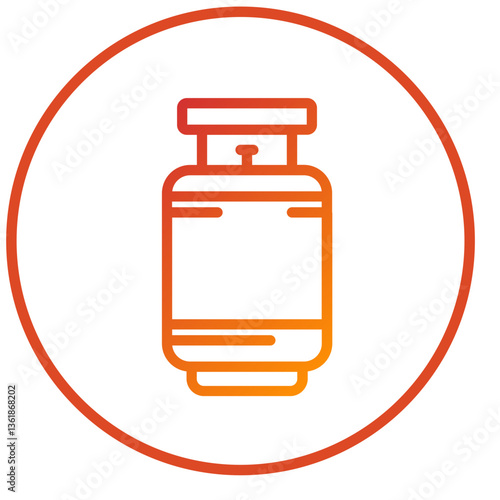 Gas Cylinders Icon Style