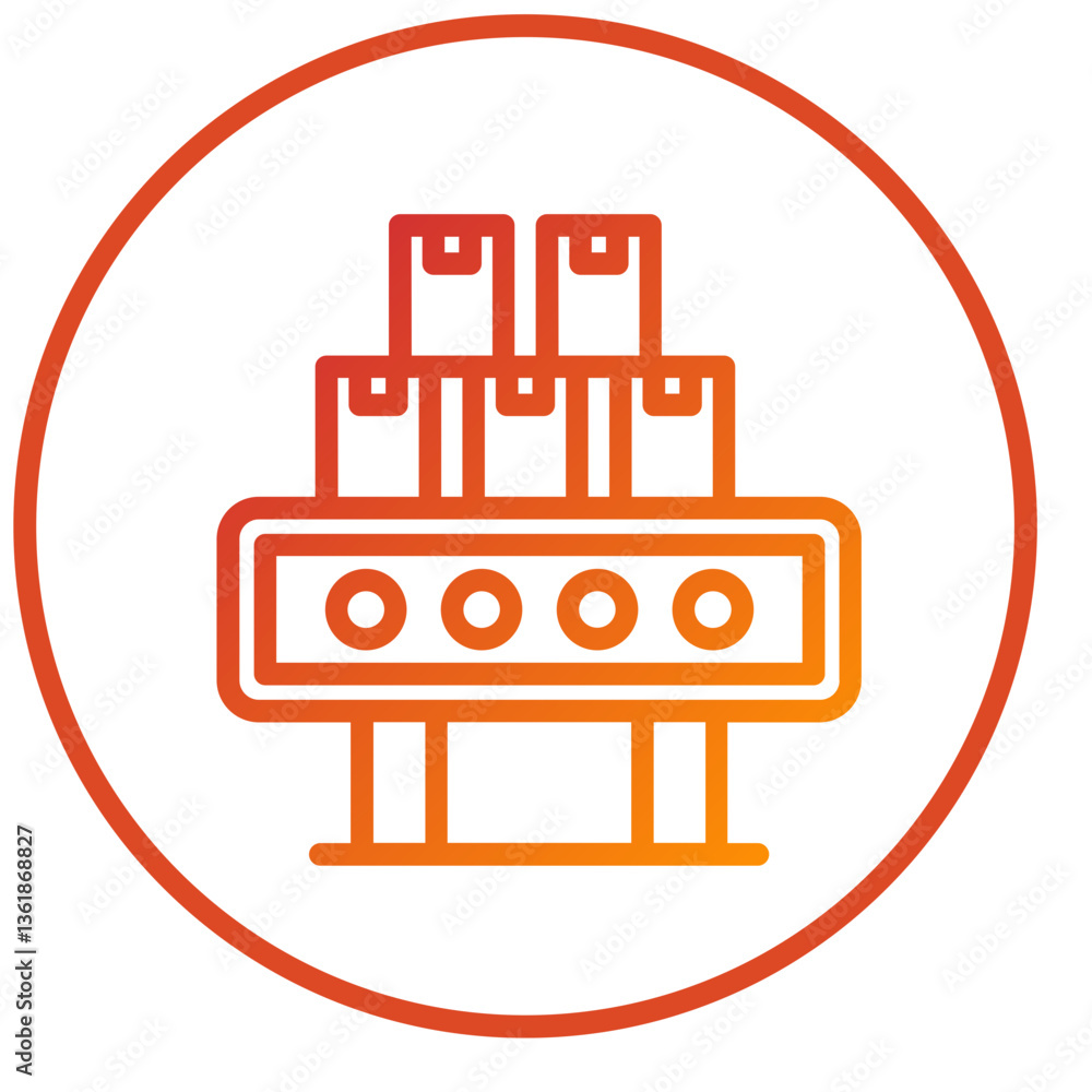 Obraz premium Industry Stock Icon Style