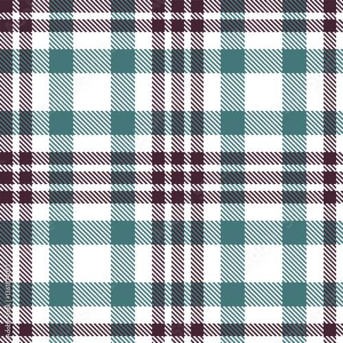 Modern Seamless Tartan in Dark White tones Textile Design Variant 771
