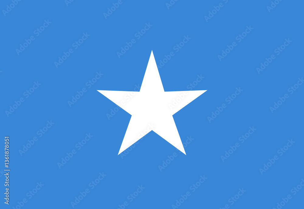 Obraz premium Somalia flag illustrator national