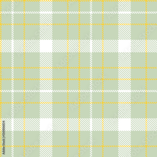 Modern Vivid Light Grey Seamless Tartan Textile Design Variant 2190