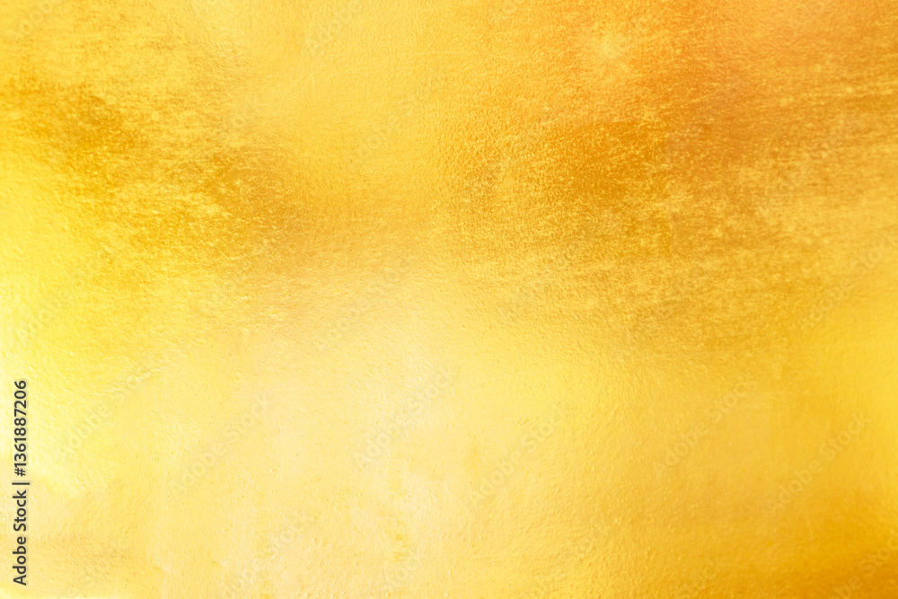 Gold abstract background or texture and gradients shadow horizontal shape