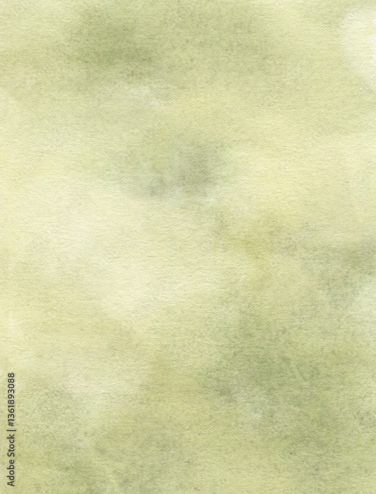 Obraz premium Soft Green Watercolor Background
