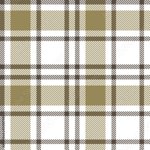 Modern Bright White Seamless Tartan Textile Design Variant 2382