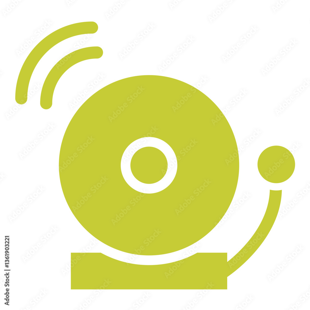 School Bell Vector Icon Design Illustration