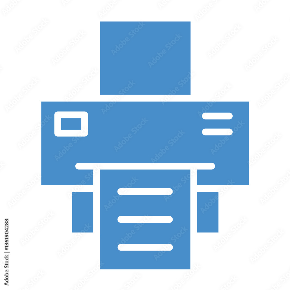 Printer Vector Icon Design Illustration Printer Vector Icon Design Illustration